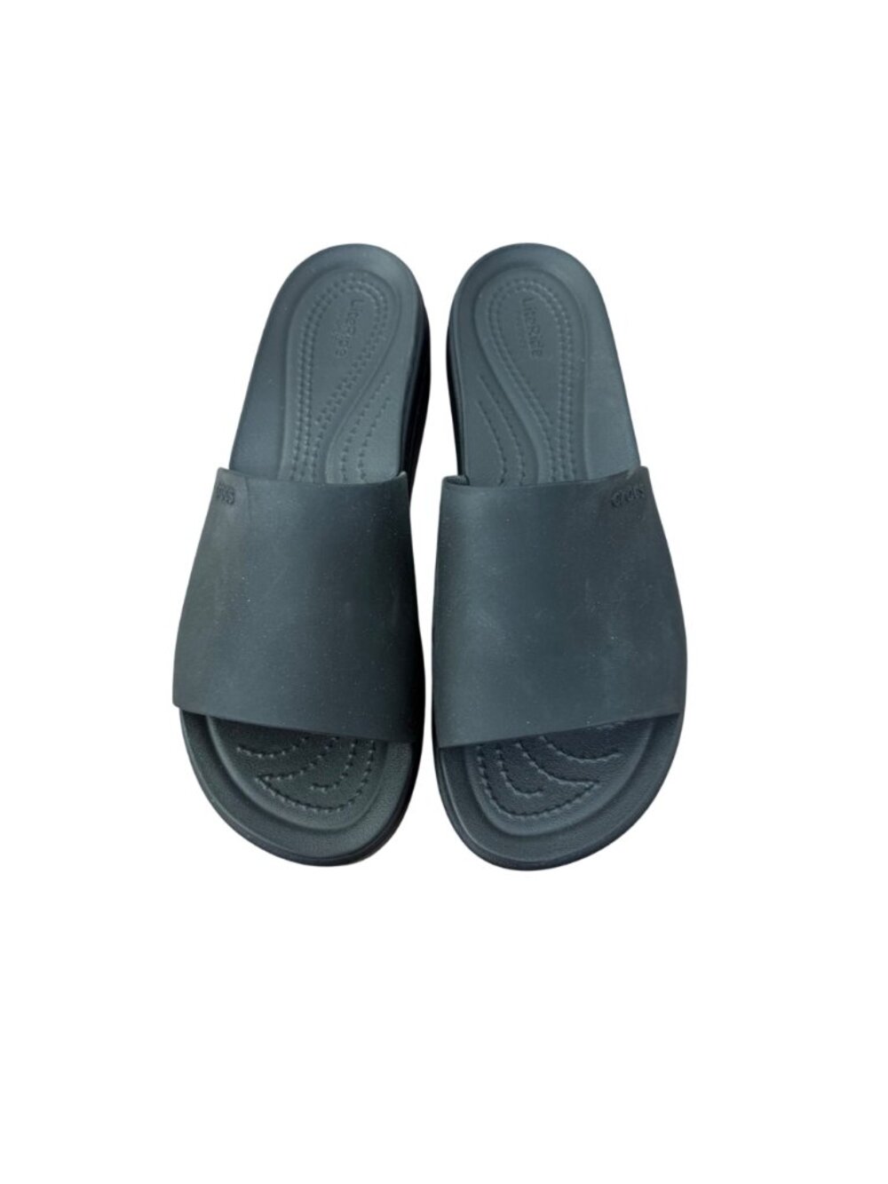 Crocs Womens LiteRide Platform Slides Black W8 Comfort Sandals - Picture 15 of 15